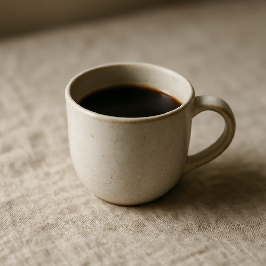 Beispiel: Produktfotografie — Keramiktasse
