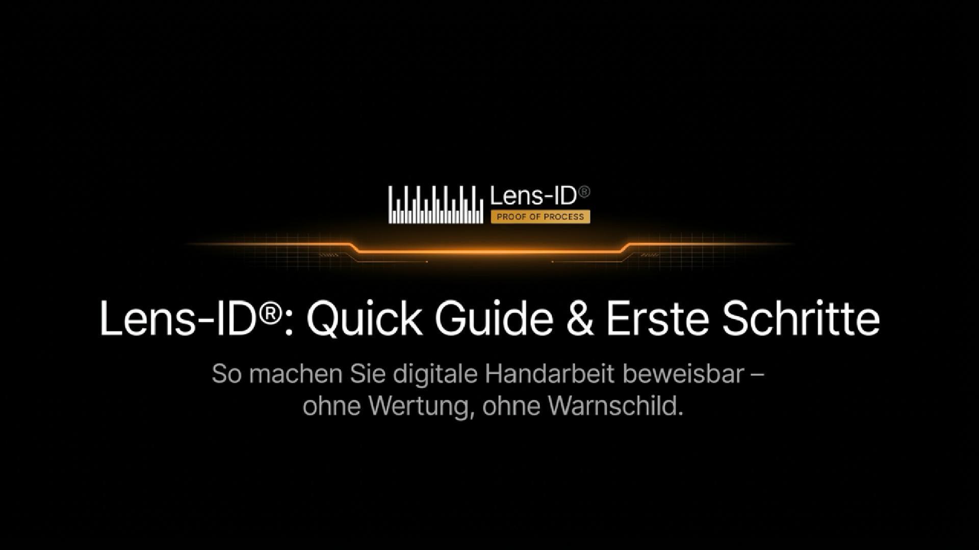 Vorschaubild des Lens-ID Quick-Guide-Videos
